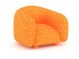 voskos chair timothy oulton 3D Model