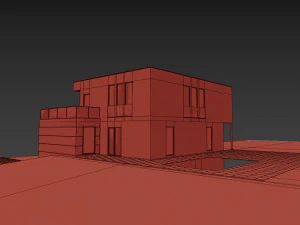 modern house 001 3D Model