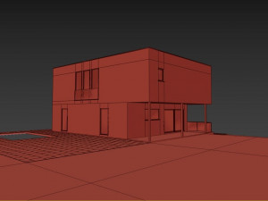modern house 001 3Dモデル