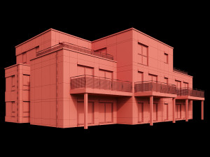 modern house 05 Model 3D