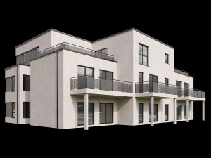 modern house 05 Model 3D