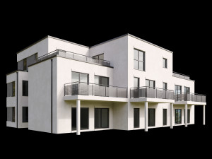 modern house 05 Model 3D