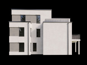 modern house 05 Model 3D