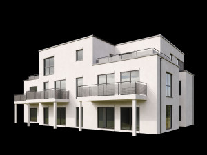 modern house 05 Model 3D