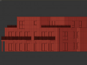 modern house 05 Model 3D