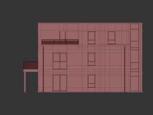 modern house 05 Model 3D