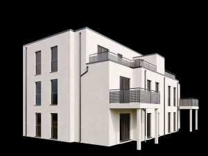 modern house 07 Modello 3D