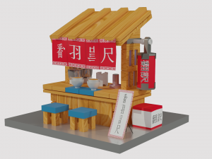 ramen shop 3D Model