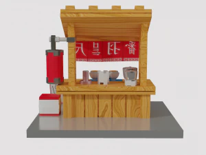 магазин рамэн 3D Модель