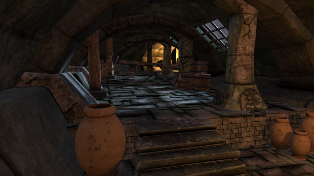 of sewerage ruins low-poly 3Dモデル .c4d .max .obj .3ds .fbx .stl .blend 