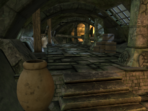of sewerage ruins low-poly 3Dモデル