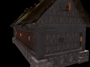 wiking house low poly 3D Model