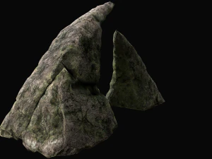 Risorsa rock junhle 3d a basso numero di poligoni Modello 3D