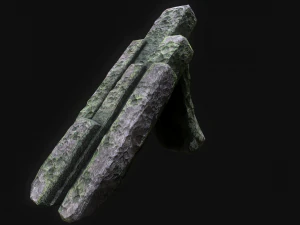 Risorsa rock junhle 3d a basso numero di poligoni Modello 3D