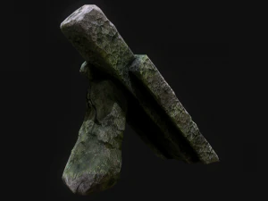 Risorsa rock junhle 3d a basso numero di poligoni Modello 3D