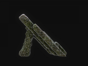 3d junhle rock asset low-poly Modelo 3D