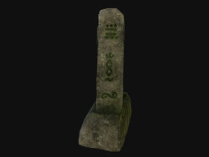 3d junhle rock asset low-poly Modelo 3D