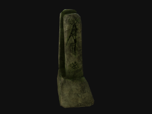 3d junhle rock asset low-poly Modelo 3D