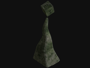 3d junhle rock asset low-poly Modelo 3D