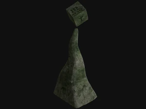 Risorsa rock junhle 3d a basso numero di poligoni Modello 3D