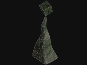 3d junhle rock asset low-poly Modelo 3D