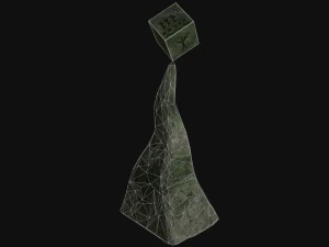 Risorsa rock junhle 3d a basso numero di poligoni Modello 3D