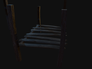 10 3d wooden planks low-poly 3D Model