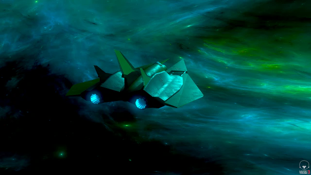 3D-ukrainisches Raumschiff Low-Poly 3D Modell .c4d .max .obj .3ds .fbx .stl .blend