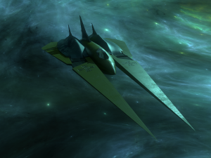 3d ukrainian spaceship low-poly Model 3D