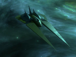 3D-ukrainisches Raumschiff Low-Poly 3D Modell