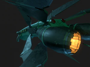 3d starhip fbx low-poly 3D Model