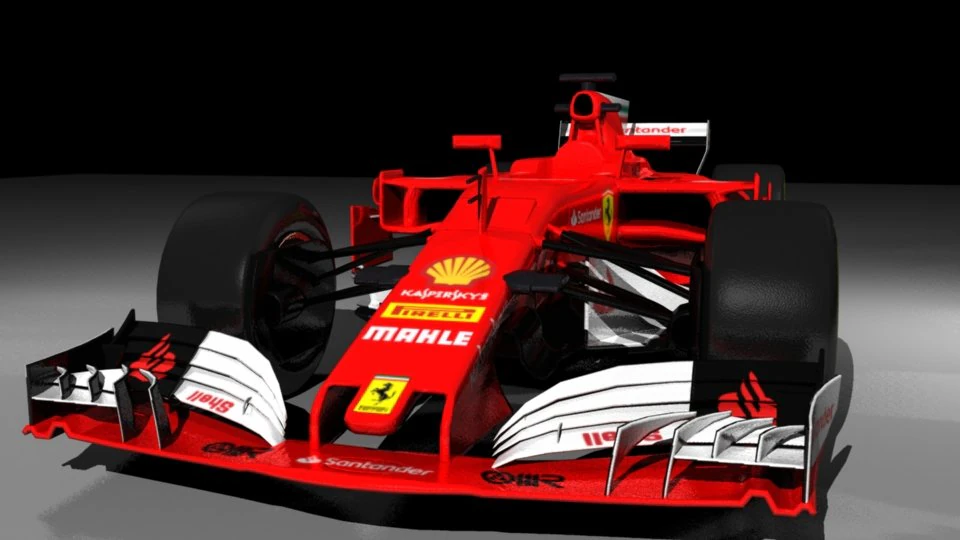 formula 1 3D Model .c4d .max .obj .3ds .fbx .stl .blend 