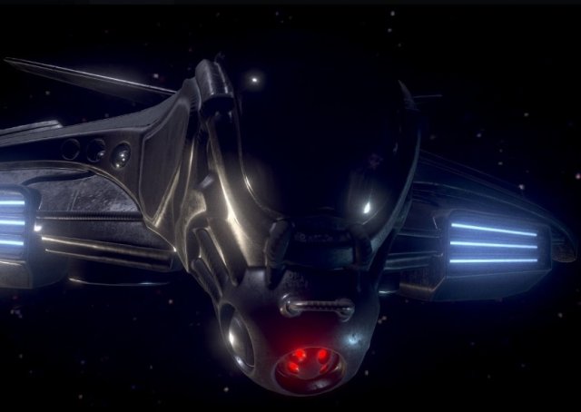 spaceship 3D Model .c4d .max .obj .3ds .fbx .stl .blend 