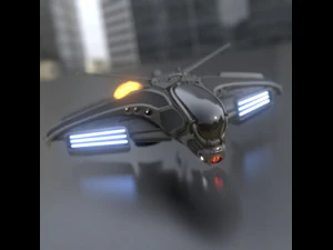 spaceship 3D Model