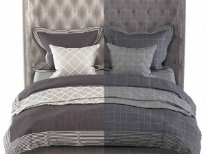 rh teen zadie tufted bed 3D मॉडल