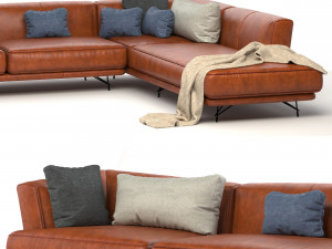 lennox sofa by ditre italia design Model 3D