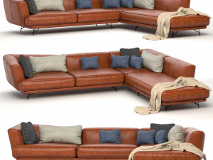 divano lennox di ditre italia design Modello 3D