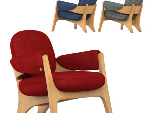 candy armchair by jelinek 3D Model