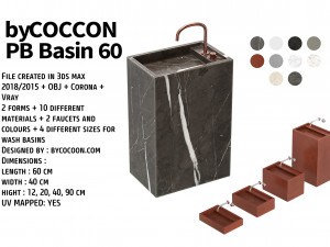 Bycocoon bathroom pack 3D Модель