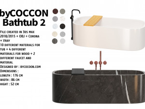 Bycocoon bathroom pack 3D Модель