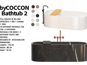 Bycocoon bathroom pack 3D Model