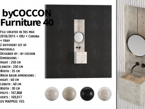 Bycocoon bathroom pack 3D Модель