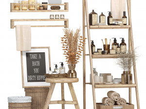 Bathroom Accessories 4 3D 모델