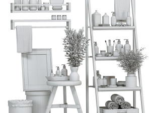 Bathroom Accessories 4 3D Model
