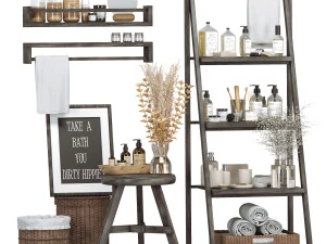 浴室配件5 3D 模型