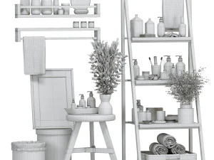 Bathroom Accessories 5 3D Model