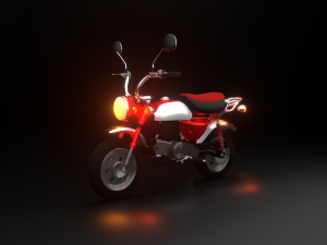 honda monkey z50 2009 3D Model