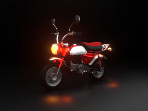 Honda Monkey Z50 2009 3D Modell