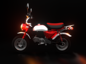 honda monkey z50 2009 Model 3D