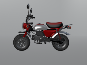 honda monkey z50 2009 Model 3D